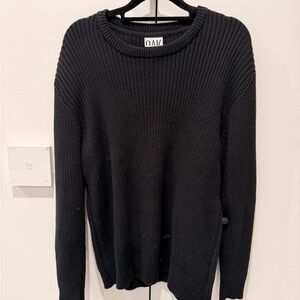 OAK Classic Black Knit Sweater
